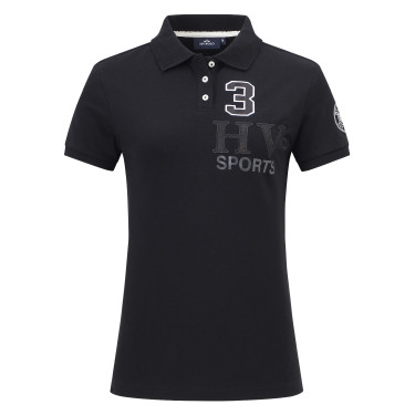 Camiseta polo HV Polo Favourite feminina Preto