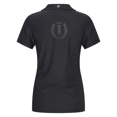 Camisa polo Imperial Riding Grandprix feminina Preto