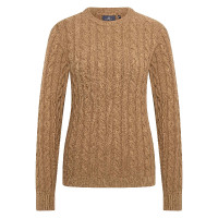 Pulôver HV Polo Tally feminino Palha Castanho Pulôver HV Polo Tally feminino Palha Castanho