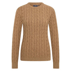 Pulôver HV Polo Tally feminino Palha Castanho