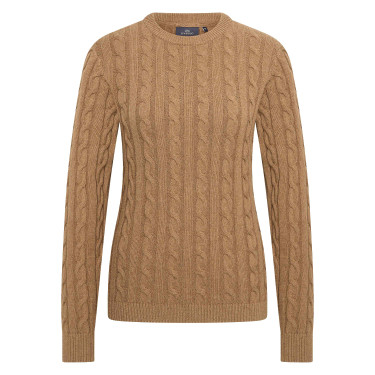 Pulôver HV Polo Tally feminino Palha Castanho