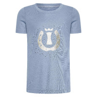 Camiseta de manga curta Imperial Riding Hally infantil Pedra-da-lua
