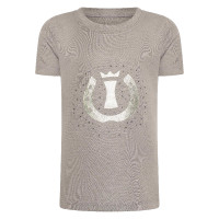Camiseta de manga curta Imperial Riding Hally infantil Carvão vegetal Cinzento