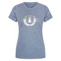 Camiseta de manga curta Imperial Riding Hally feminina Pedra-da-lua Laranja Camiseta de manga curta Imperial Riding Hally feminina Pedra-da-lua Laranja