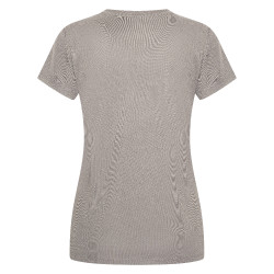Camiseta de manga curta Imperial Riding Hally feminina Carvão vegetal Cinzento