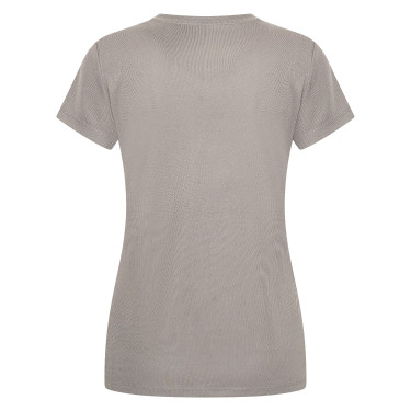 Camiseta de manga curta Imperial Riding Hally feminina Carvão vegetal Cinzento