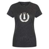 Camiseta de manga curta Imperial Riding Hally feminina Preto Camiseta de manga curta Imperial Riding Hally feminina Preto