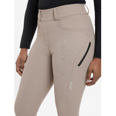 Legging de equitação Amy LeMieux feminino Pecã Bege