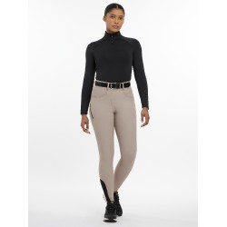 Legging de equitação Amy LeMieux feminino Pecã Bege