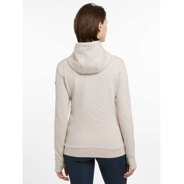 Moletom com capuz e zíper Tabi Tech feminino LeMieux Pedra Moletom com capuz e zíper Tabi Tech feminino LeMieux Pedra
