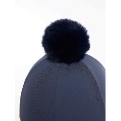 Toque em mesh Maria LeMieux Crepúsculo azul