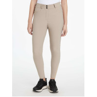 Calça LeMieux grip nos joelhos Isabelle feminina Amêndoa