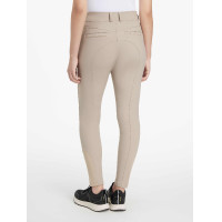 Calça LeMieux grip nos joelhos Isabelle feminina Amêndoa Bege