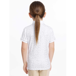 Polo de competição Mini Bella LeMieux Branco / ferradura