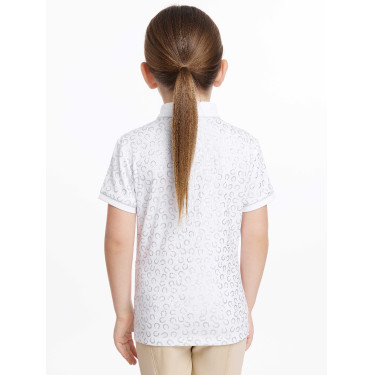 Polo de competição Mini Bella LeMieux Branco / ferradura
