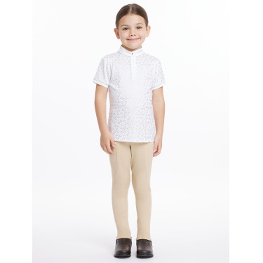Polo de competição Mini Bella LeMieux Branco / ferradura