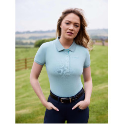 Polo LeMieux Clássico Água Azul