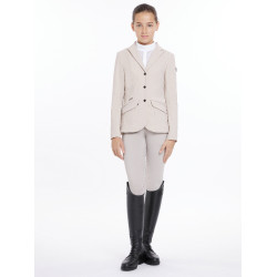 Casaco de competição LeMieux Kennedy Young Rider Pedra Cinzento