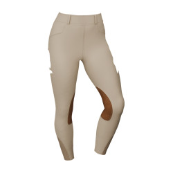 Calça LeMieux Side Zip Hunter feminina Bege