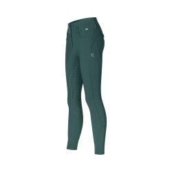 Calça Kingsland KLKimi com grip integral, cintura média, para mulheres com corpo em formato de A