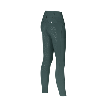 Calça Kingsland KLKimi com grip integral, cintura média, para mulheres com corpo em formato de A Calça Kingsland KLKimi com grip integral, cintura média, para mulheres com corpo em formato de A