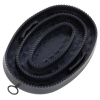 Rasqueadeira Covalliero Deluxe Marrom / preto Castanho Rasqueadeira Covalliero Deluxe Marrom / preto Castanho