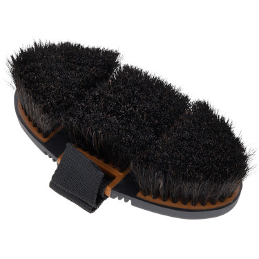 Escova Covalliero Flex HorseHair 2K Marrom / preto Castanho