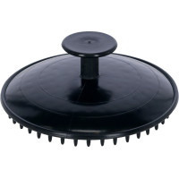 Raspadeira Covalliero com pinos de borracha Preto