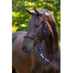 Cabresto Covalliero corda com nó Azul escuro