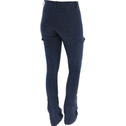 Calça de equitação Covalliero BasicPlus Jodhpur feminina Marinho Azul-marinho