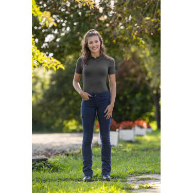 Calça de equitação Covalliero BasicPlus Jodhpur feminina Calça de equitação Covalliero BasicPlus Jodhpur feminina