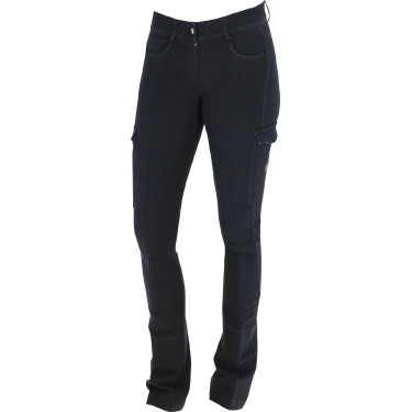 Calça de equitação Covalliero BasicPlus Jodhpur feminina Grafite