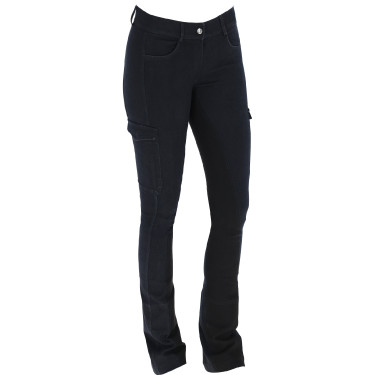Calça de equitação Covalliero BasicPlus Jodhpur feminina Grafite Calça de equitação Covalliero BasicPlus Jodhpur feminina Grafite