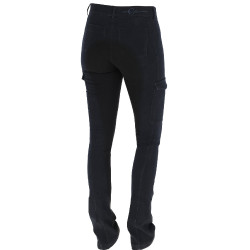 Calça de equitação Covalliero BasicPlus Jodhpur feminina Grafite Cinzento Calça de equitação Covalliero BasicPlus Jodhpur feminina Grafite Cinzento
