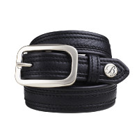 Cinto de couro Bates Preto
