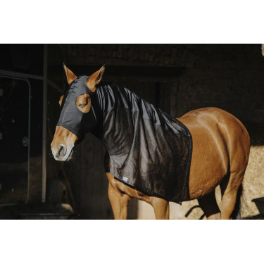 Protección de cuello integral Equithème Lycra/Mesh Preto Protección de cuello integral Equithème Lycra/Mesh Preto