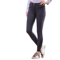 Calça Pénélope Fun Stone feminina Marinho Azul-marinho
