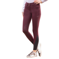 Calça Pénélope Fun Stone feminina Ameixa
