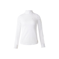 Polo de competição em renda com mangas compridas Sylvie Horze Polo de competição em renda com mangas compridas Sylvie Horze