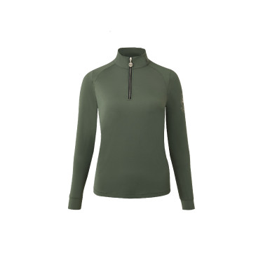 Top de treino feminino B Vertigo Sidney Verde escaravelho