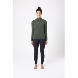 Top de treino feminino B Vertigo Sidney Verde escaravelho