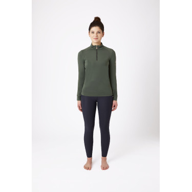 Top de treino feminino B Vertigo Sidney Verde escaravelho