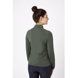 Top de treino feminino B Vertigo Sidney Verde escaravelho