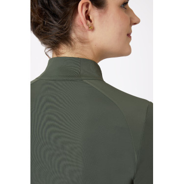 Top de treino feminino B Vertigo Sidney Verde escaravelho