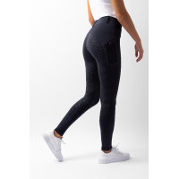 Legging de aderência total Horze Dea feminino Marinho escuro Azul Legging de aderência total Horze Dea feminino Marinho escuro Azul