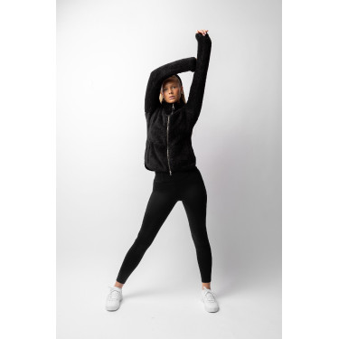 Casaco polar de ursinho Merida Horze feminino Preto Casaco polar de ursinho Merida Horze feminino Preto