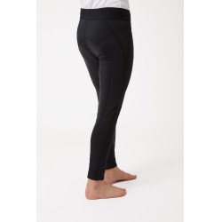 Legging de equitação com grip de silicone completo Madison infantil Horze Preto