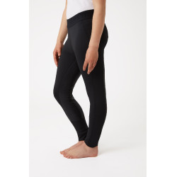 Legging de equitação com grip de silicone completo Madison infantil Horze Preto