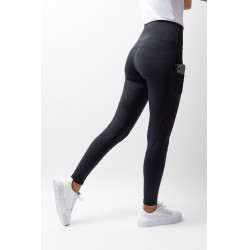 Legging de cintura alta Lara feminino B Vertigo Azul-marinho escuro / branco Legging de cintura alta Lara feminino B Vertigo Azul-marinho escuro / branco