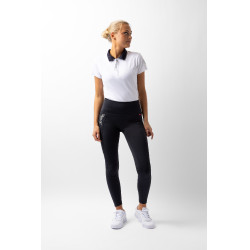 Legging de cintura alta Lara feminino B Vertigo Azul-marinho escuro / branco Legging de cintura alta Lara feminino B Vertigo Azul-marinho escuro / branco